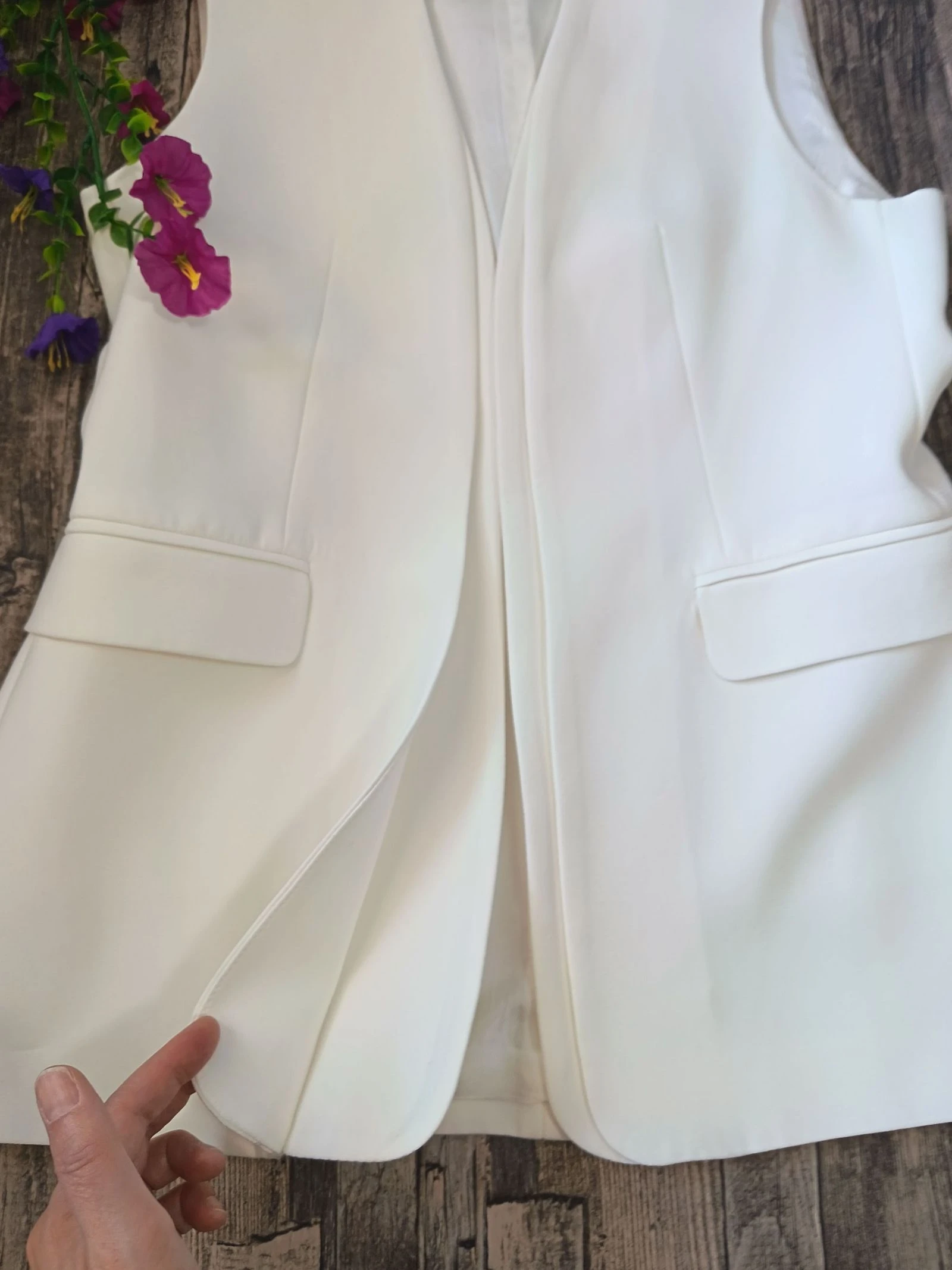 Chaleco Blanco ♡ Zara * Talla M – photo 8